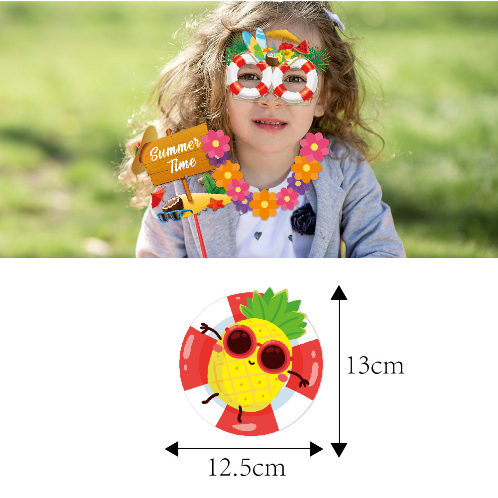 Verano Hawaiana decoración extraña props de fotos fiesta de verano props de vestir divertidos artículos de decoración de fotos