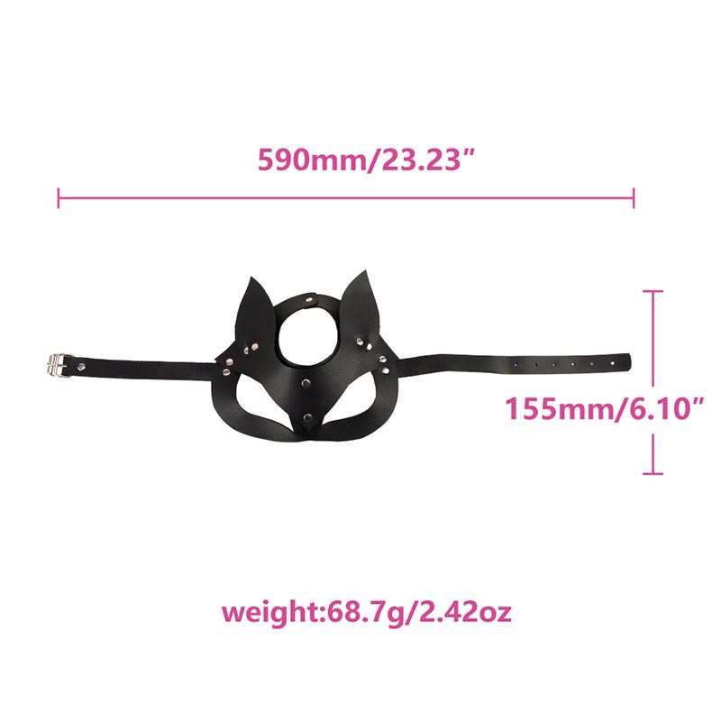 SM Erotic Hood Mask, Breathable Nylon Eye-Opening Design, Elastic Slip-On Adult Headgear — detail image 29