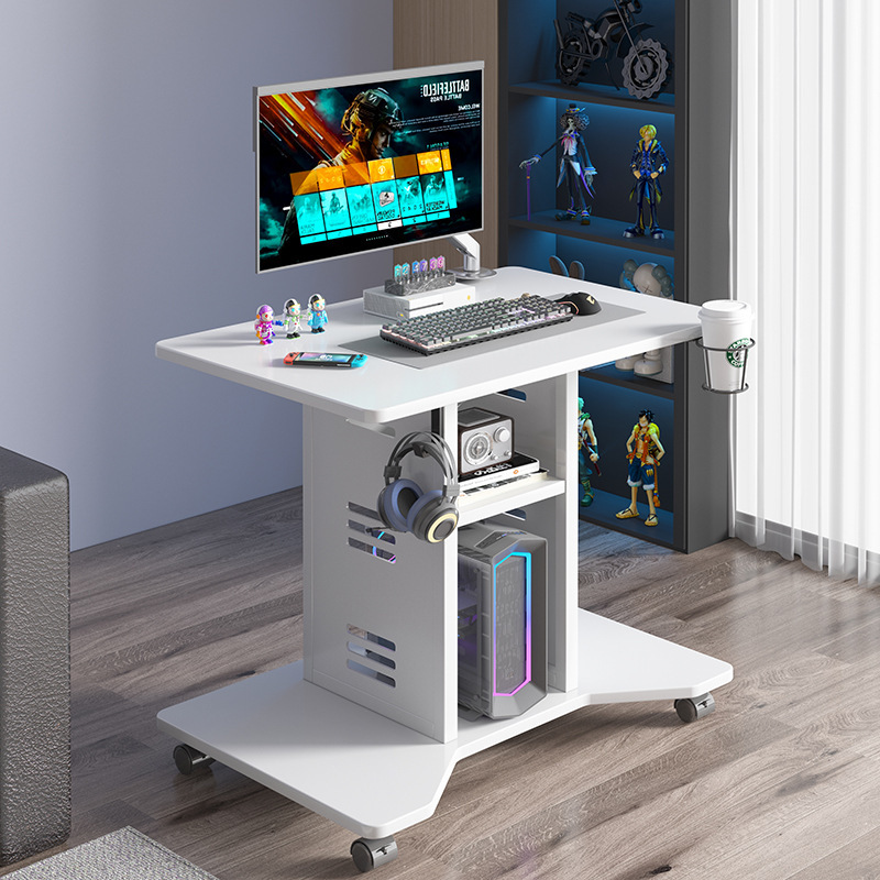 Mobile Computer Table Can Hold Host Desktop Mini E-Sports Table Single Desk Bedroom Home Small Bedside Table