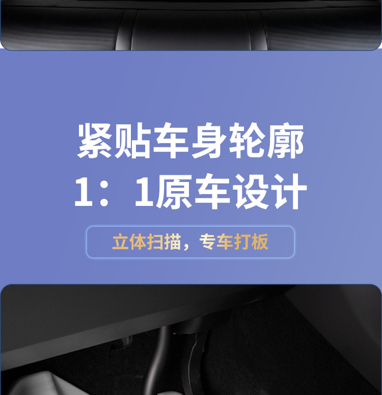 Suitable for 25 Models of Tesla Model Y, Full-Coverage Updated Version Accessories, Special Original Factory Tpe Car Floor Mats