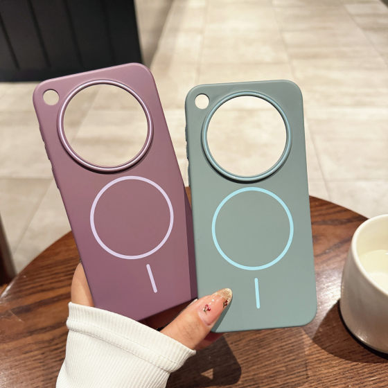 Suitable for OPPOFindX8PRO magnetic suction mobile phone case FindX7Ultra Macaron ultra-thin hard shell skin feel frosted