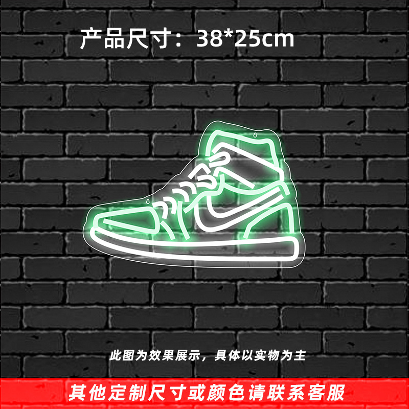 Comercio exterior especial vacaciones regalo creativo lámpara de modelado dormitorio habitación ins Lámpara decorativa zapatillas Decoración LED luz de neón