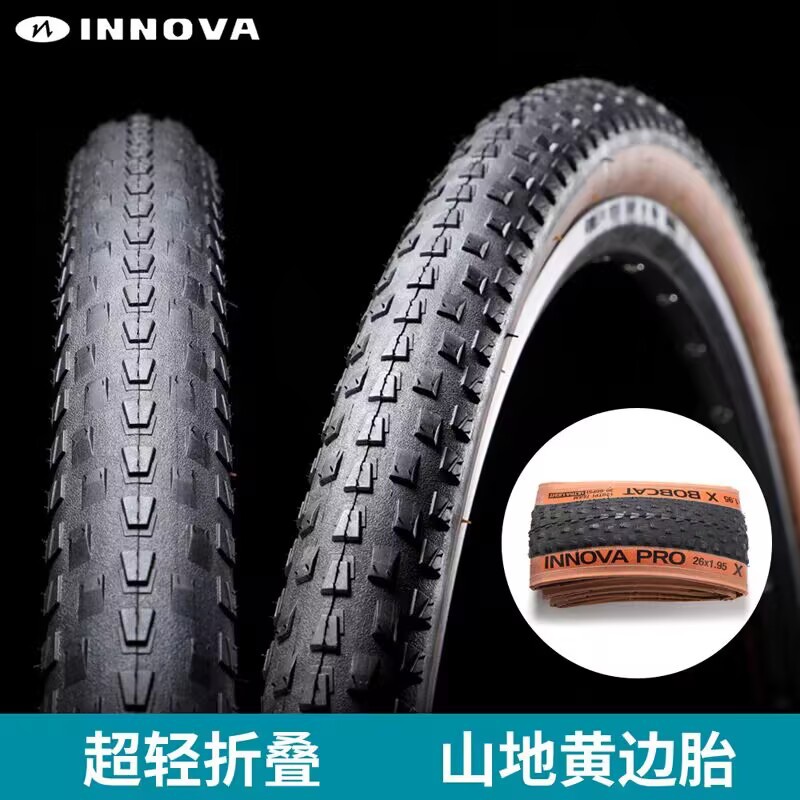 Inova 26 27.5 29 * 2.0 oso amarillo borde neumático de bicicleta de montaña neumáticos ligeros