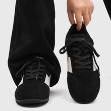 德训鞋男女款2025秋季新款厚底增高情侣款赛车鞋休闲百搭红色潮鞋