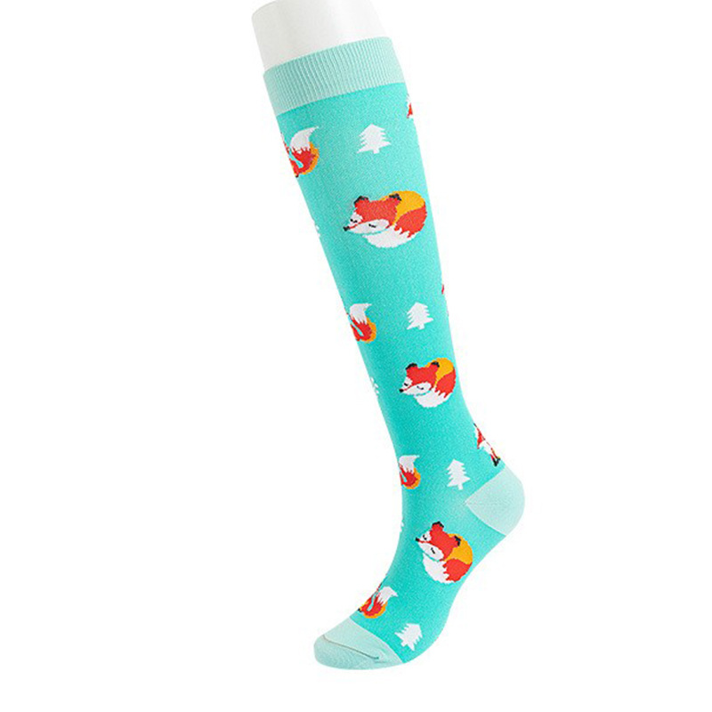 녹색 바닥 여우