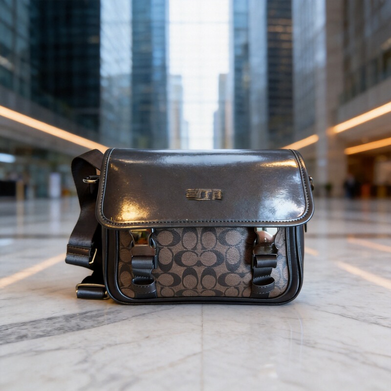 Kouc C Bag Men's Classic Monogram Racer Messenger Sports Style Fashionable Versatile Flap Messenger Handbag Crossbody Bag Kouc C Bag Men's Classic Monogram Racer Messenger Sports Style Fashionable Versatile Flap Messenger Handbag Crossbody Bag