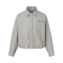 美式cleanfit棒球服垫肩夹克