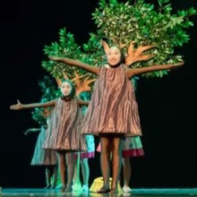 儿童大树舞台道具演出服小树苗绿色树木森林成人话剧表演服装
