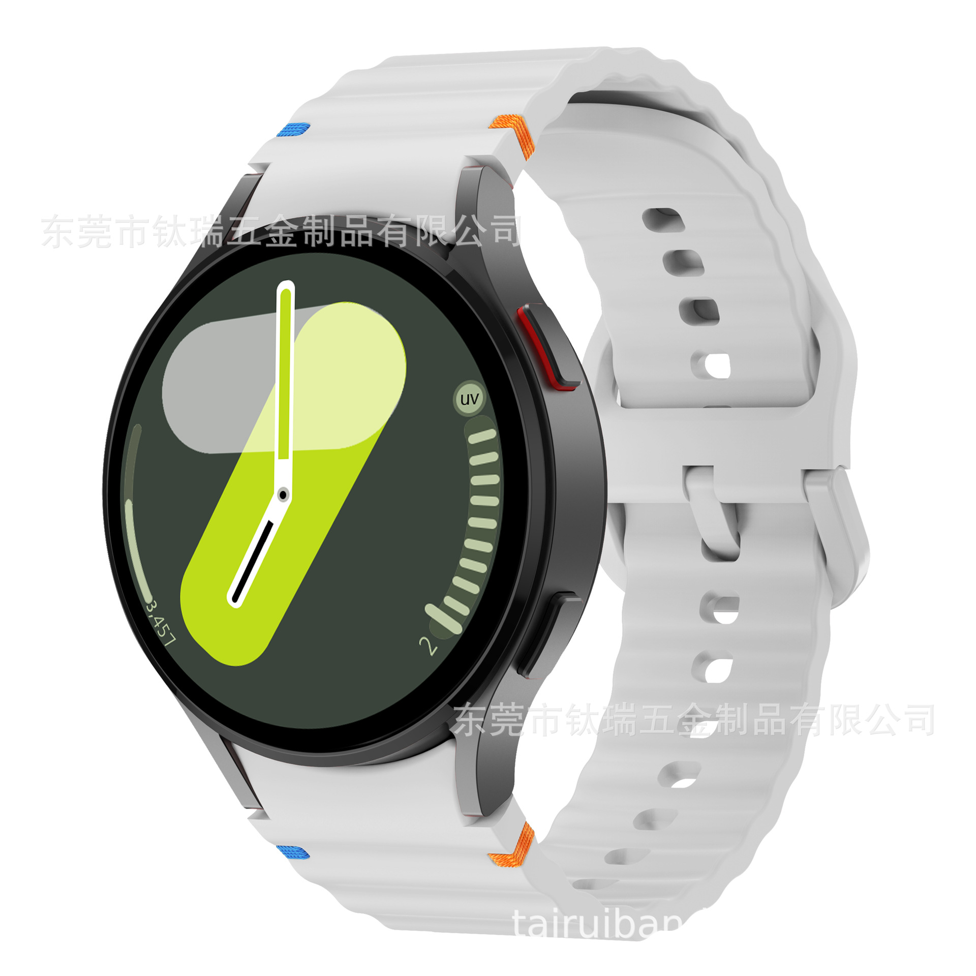Applicable to the official Galaxy watchFE/6/5/4 with wavy seam silicone strap of Samsung Watch 7 undefined