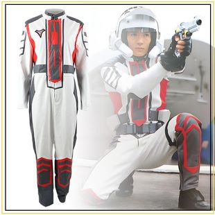 Victory Team Uniform Adult Ultraman Tiga Elite Victory Team Uniform Jumpsuit Cosplay Leather Suit Play