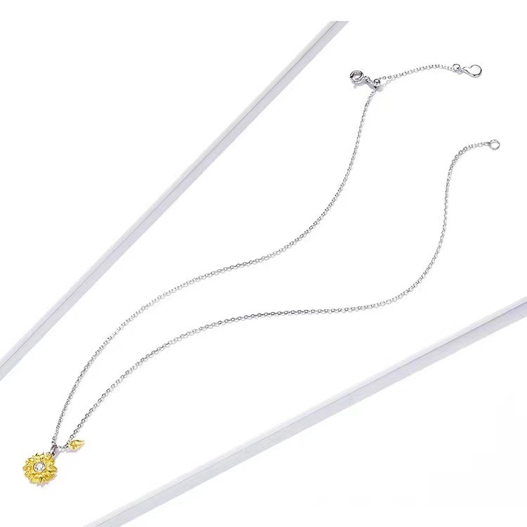 Sunflower Necklace Image 2