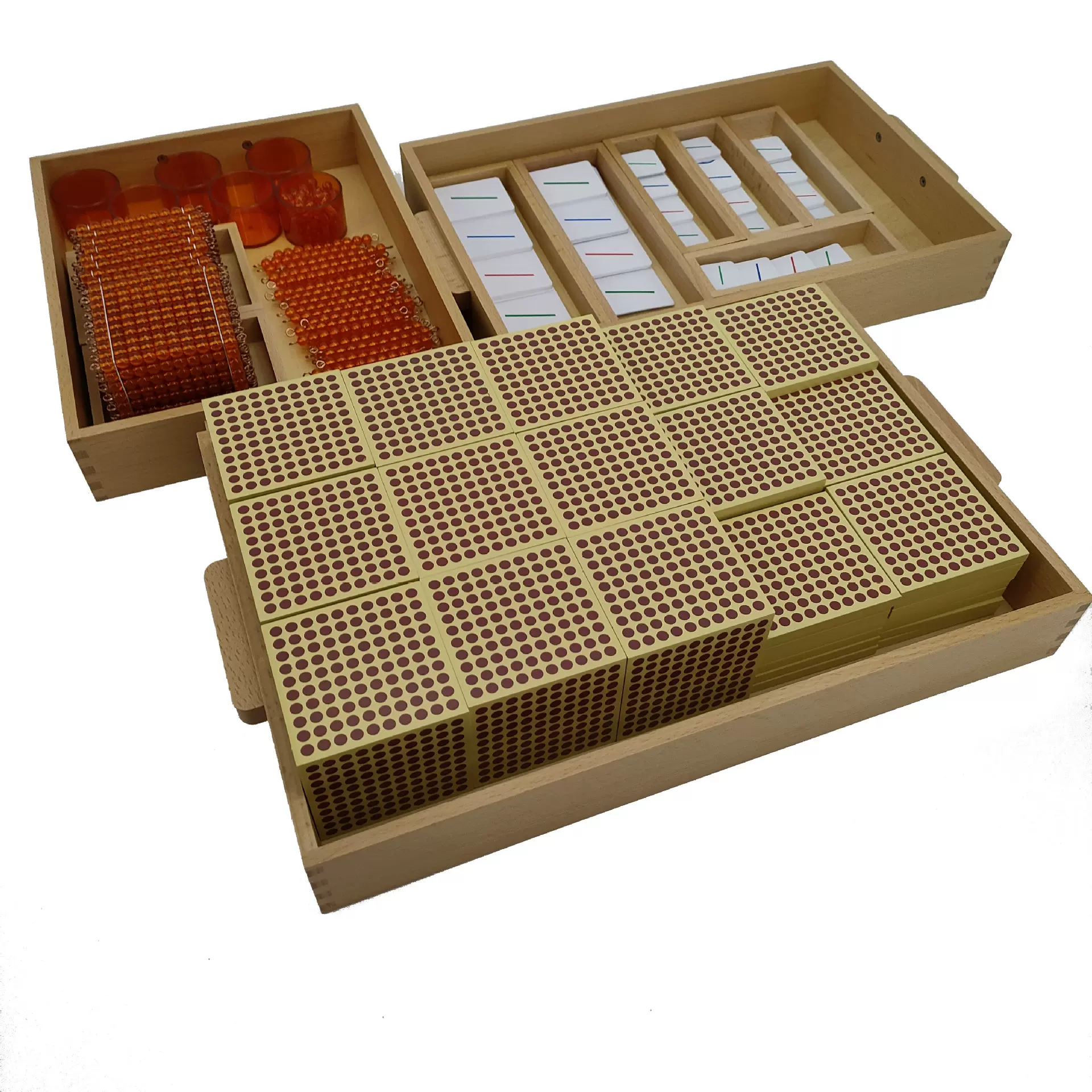 蒙氏蒙台梭利教具 国际版银行游戏套装 数学系列 幼儿早教教具