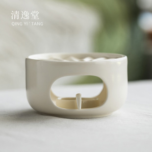 A generation of hair, INS wind simple ceramic candle warm tea base warm tea set warm tea stove teapot heating small fire