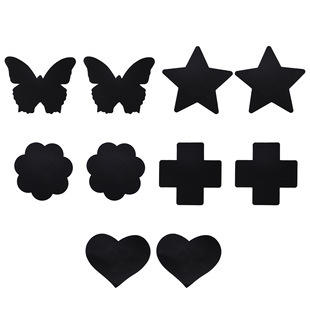 SM sex toys butterfly invisible breast stickers female disposable nipple chest stickers adult supplies props a generation of hair