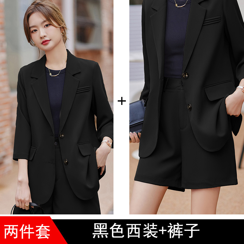 Classic suit jacket, shorts