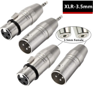 mixer camera microphone 3.5mm male/female to large three-core balance XLR Cannon male and female audio head