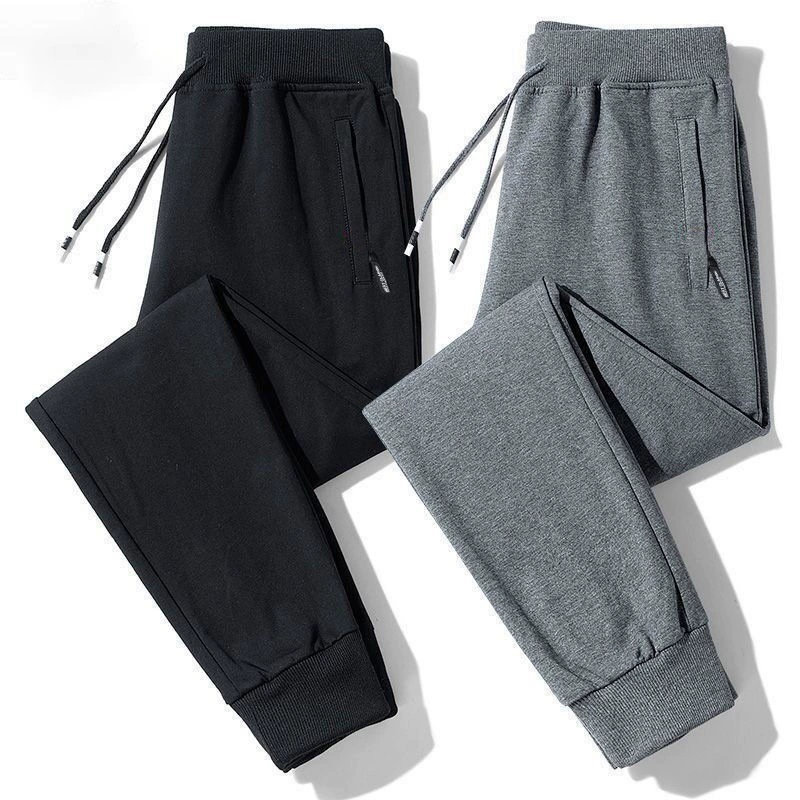 Мужские брюки Повседневные брюки на весну и осень Свободные эластичные брюки Harlan больших размеров до щиколотки Модные Универсальные леггинсы Мужские брюки