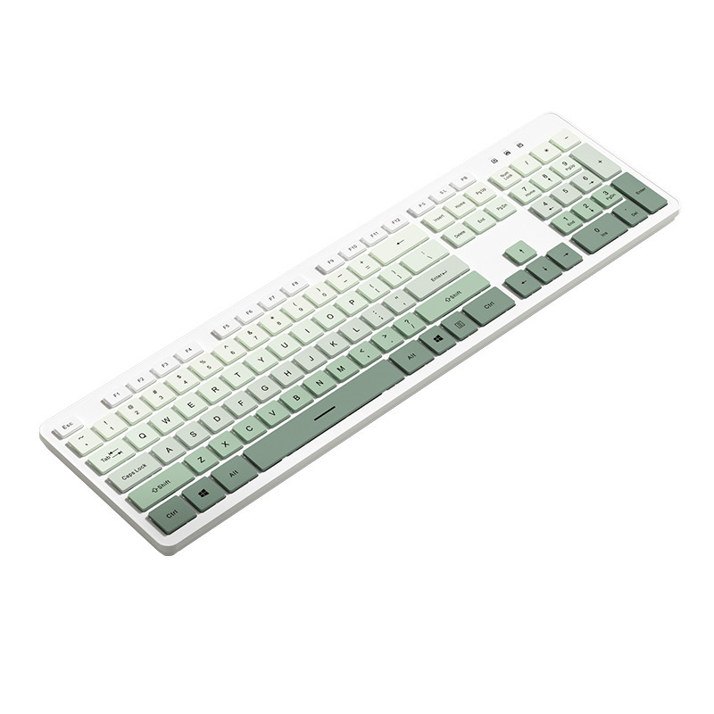 ワイヤレスキーボードとマウスセットサイレントコンピュータノートブックチョコレートガールモデルオフィスバッテリーバージョン省電力キーボードとマウス|undefined