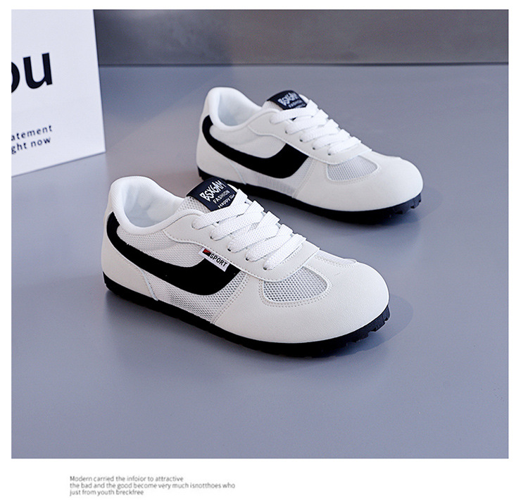 Hong Kong-style German Training Trendy On Instagram, 2026 Summer New Model, Mesh Sports Casual Shoes, Women's White_vogvips.com