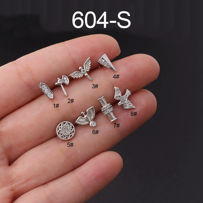 Серьги из нержавеющей стали, пирсинг, новая коллекция, 20G