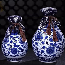 景德镇陶瓷青花空酒瓶酒坛子1斤2斤3斤5斤10斤封坛酒壶密封瓶酒罐