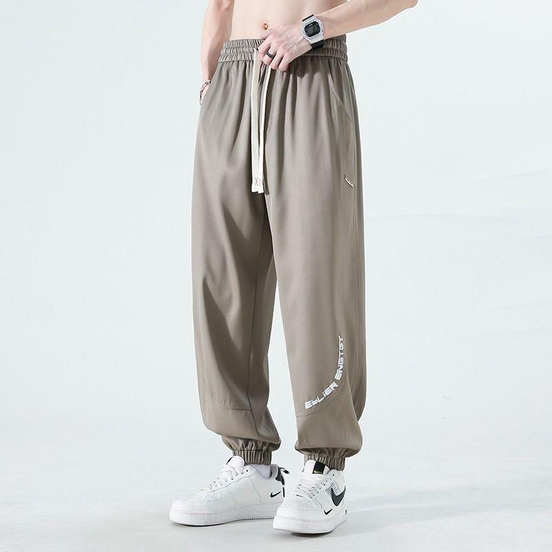 B65 ice silk pants khaki
