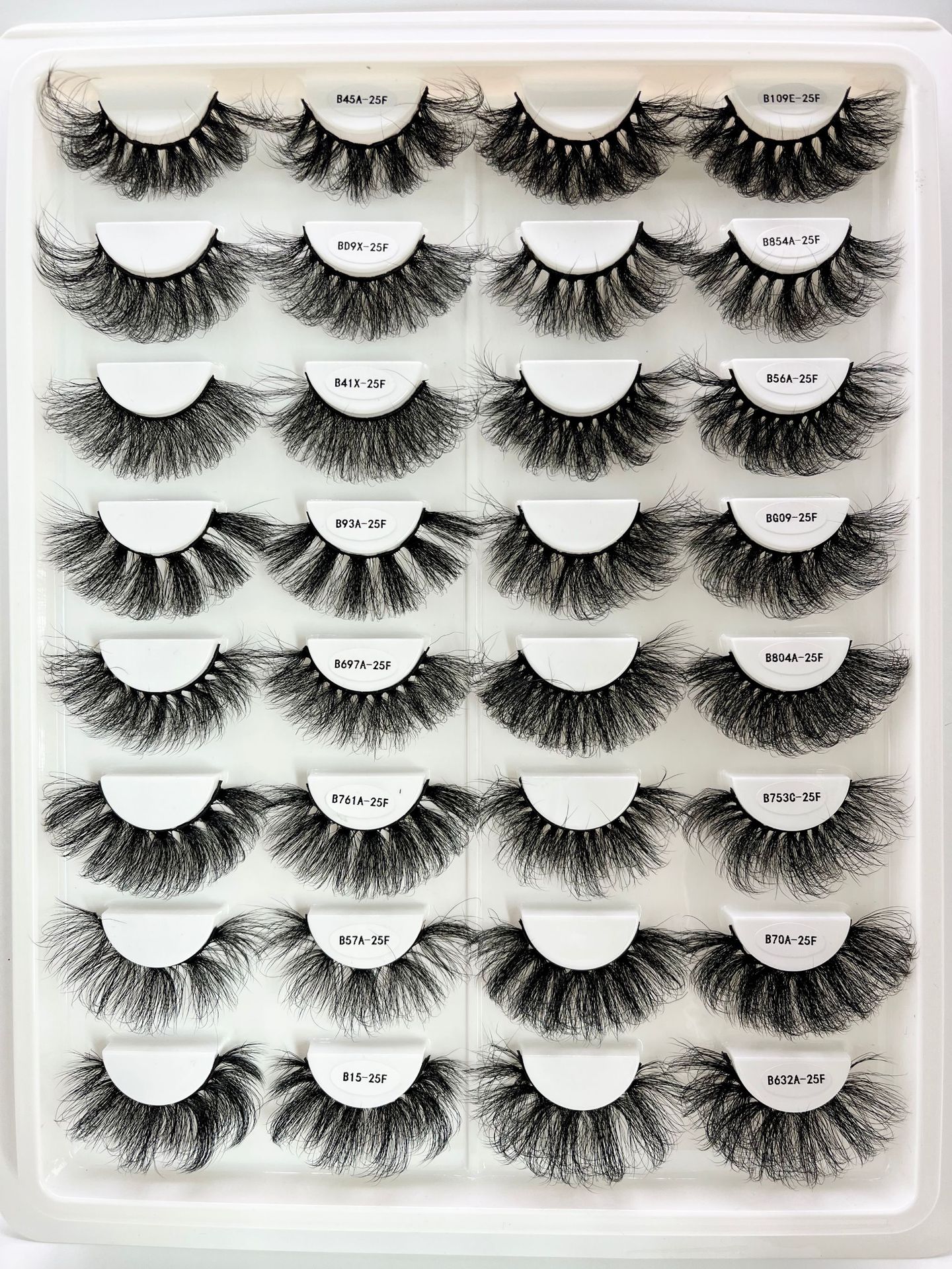 25mm Thick Curly Three Dimensional Imitated Mink Hair False Eyelashes Wholesale display picture 1