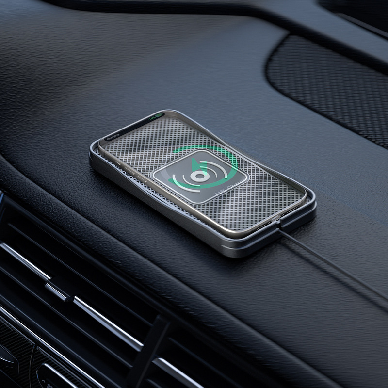 C3 car non-slip transmitter pad QI wireless charger car home two-in-one wireless charger 15W