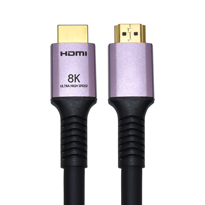 加工定制HDMI線 8k60hz鋁殼電腦投影儀高清連接線 hdmi2.1高清線