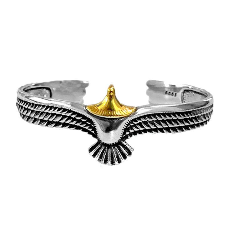 Color Block Pattern Men's Gender Hip-Hop Retro Color Block Alloy Plating Men's Bangle Men Cuff & Bangle
