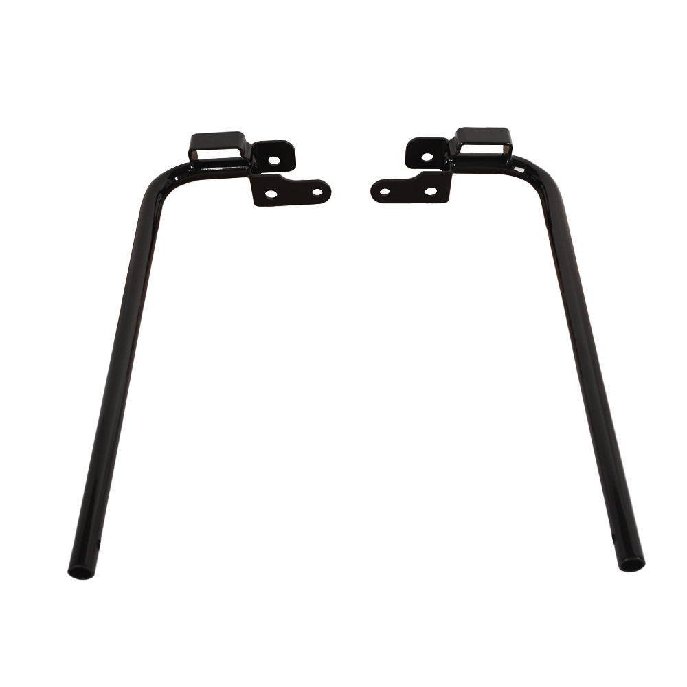 Painted Carbon Steel Harley 14-24 Glide Painted Carbon Steel Rear Bumper with Tow Bar 1.25 Thick Steel Mold