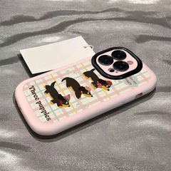 Apple 15promax 携帯電話ケース iPhone14/13pro 新しい 12/11 Honor Huawei p に適したダックスフント