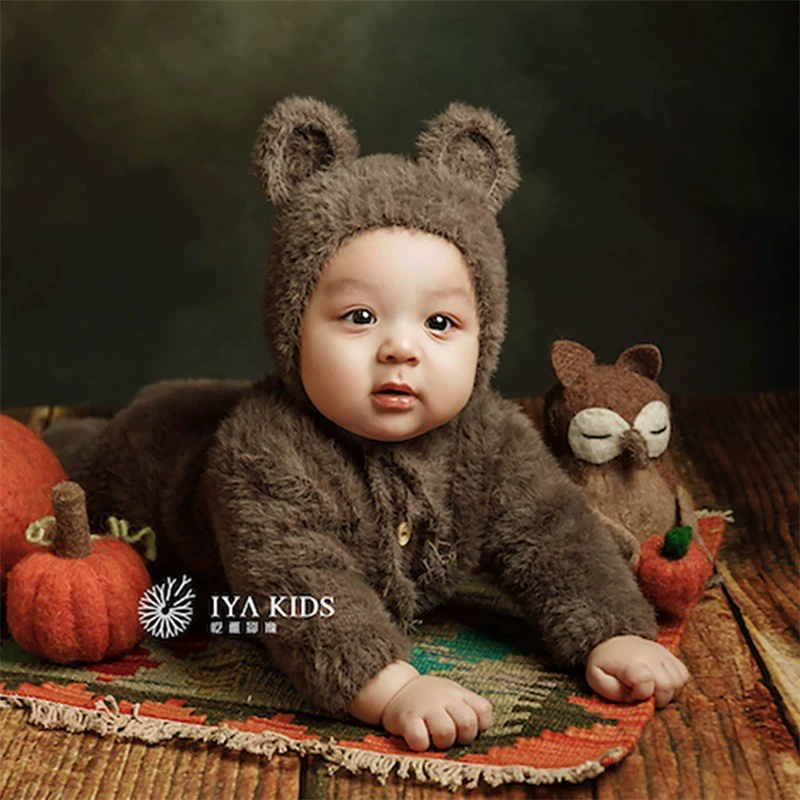 Детская фотокостюмированная одежда Baitian Babies Cute Photo Half-year-year-old Photo Art Photography Topic Photo Clothing