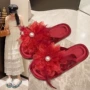 平底防滑伴娘夏季凉拖鞋