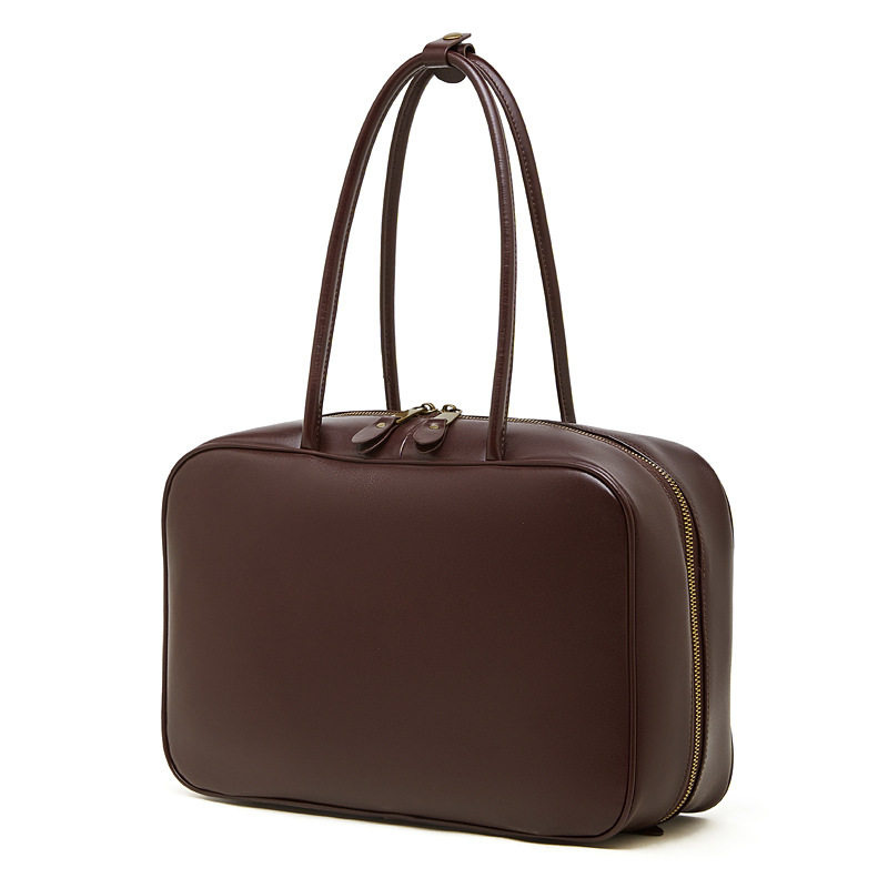 Women's Genuine Leather Crossbody Shoulder Bag Small Square Handbag_voghion.com