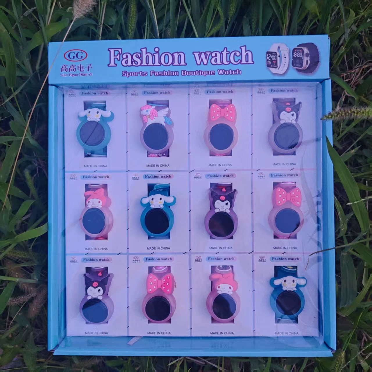 Электронные часы, спортивные модные часы для студентов, часы со светодиодным белым дисплеем, сенсорные часы с мультяшным дизайном для студентов, оптом от производителя