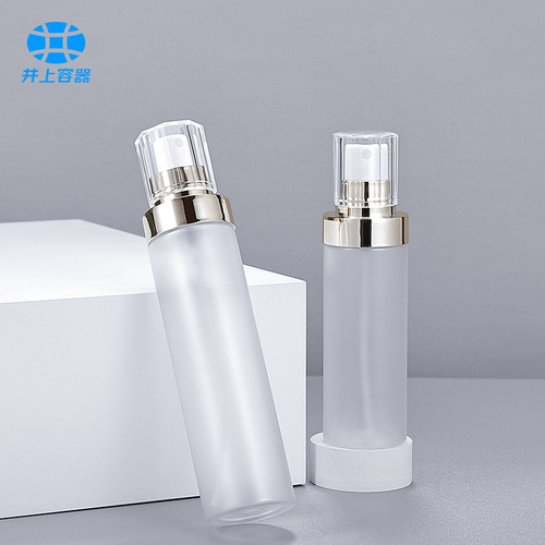 Frosted 150ml spray bottle gold-plated spray pet plastic bottle cosmetics lotion sub-bottling bottle manufacturer direct supply