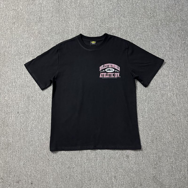 2025 新モデルアルカトラズアイレタープリントアメリカンハイストリートヒップホップカジュアルパーソナライズ半袖 Tシャツトレンディ 260 グラム|undefined