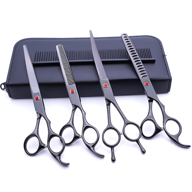 Negro 4 doble cola traje de flexión