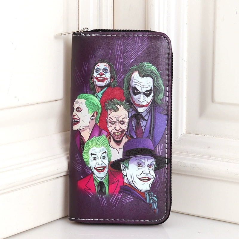Cartoon capacious smooth wallet with zipper