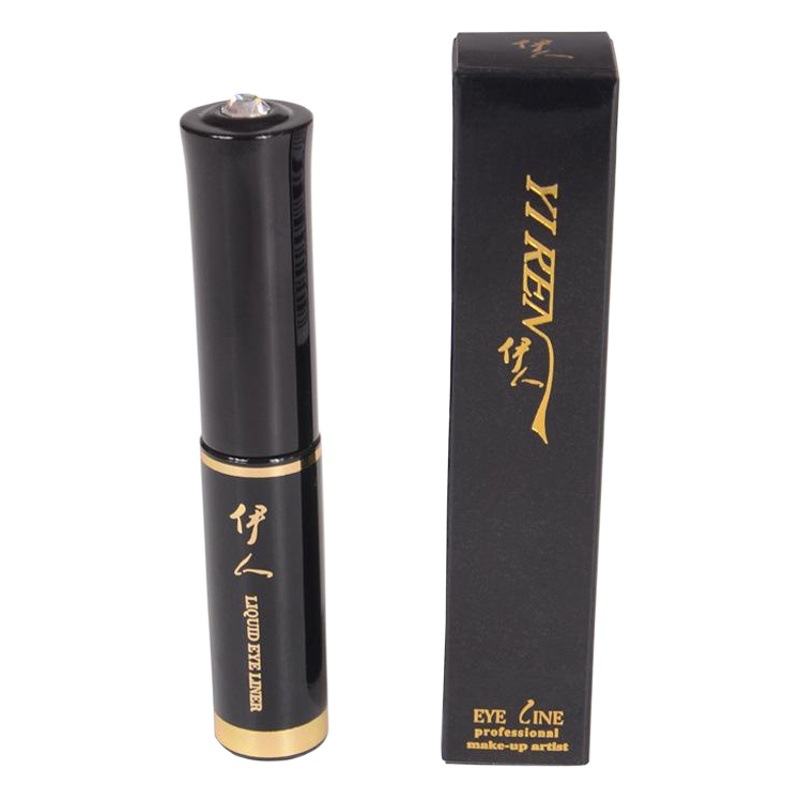 Yiren Liquid Eyeliner 101 Thick Black Easy to Remove Makeup No Smudge Soft Head Promotional Wholesale