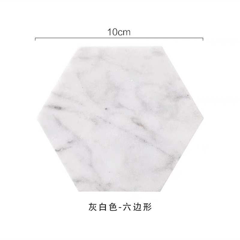 Hexágono blanco gris