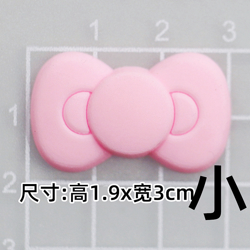 大小ケイティ KT 猫リボン DIY ソフトラバーアクセサリー立体ステッカースリッパ携帯電話ケース水カップ装飾ステッカー|undefined