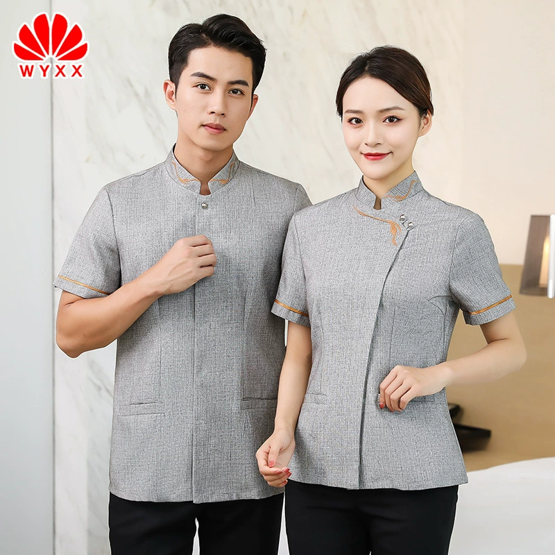 Отель Обслуживание клиентов Уборка Рабочая одежда Пол Сообщество Уборщик с коротким рукавом Уборка Имущество Номер PA Инструмент