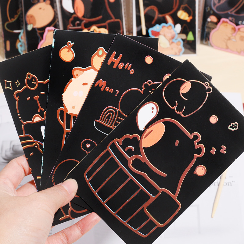 Creativo Capibara dibujos animados dibujos de dibujo