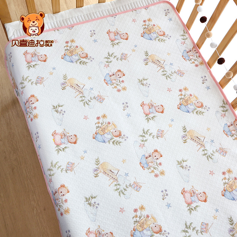 Newborn Diaper Pad, Type A, Knitted Cotton, Waterproof Baby Mattress, Large Size, Washable