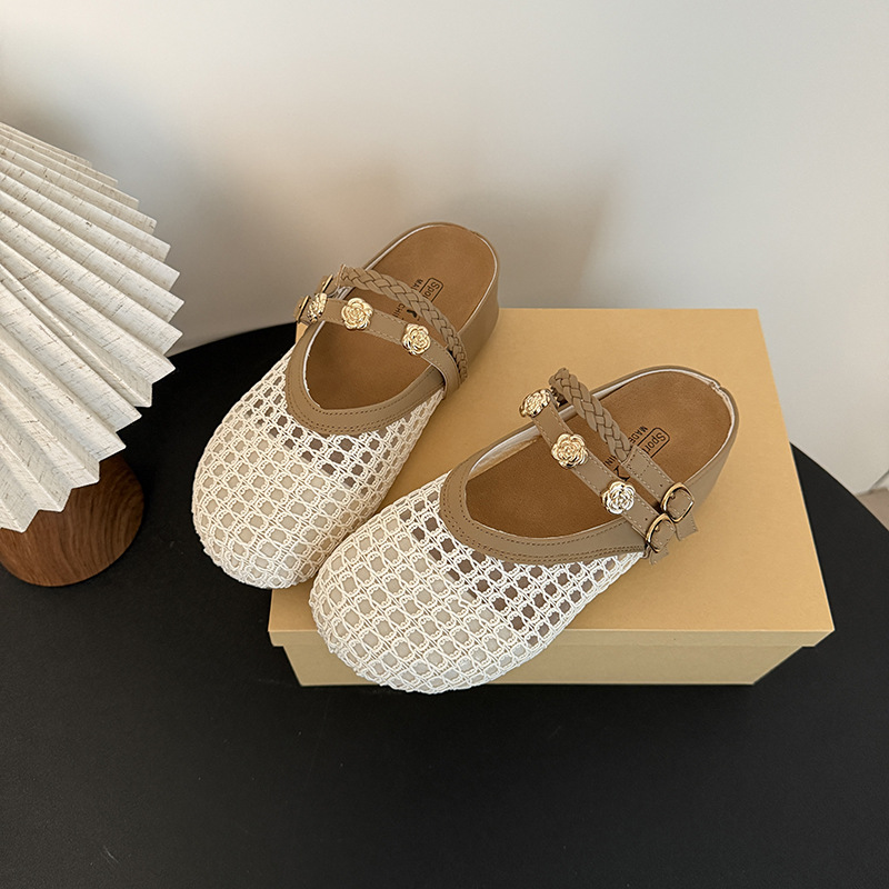 Women's Summer 2026 New Style Slippers For Outdoor Wear, Non-Slip, Casual, With Internal Height Increase, Soft Sole,_voghion.com