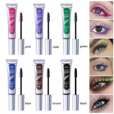 Albemarle colour Mascara suit Thick waterproof Lengthening Curl Lasting Halo Mascara Cross border Cosmetics