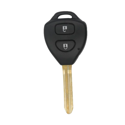 Suitable for Toyota Camry Corolla RAV4 and other cars straight plate remote control key shell replacement shell 2/3/4 key (Car Keys) - 2-key