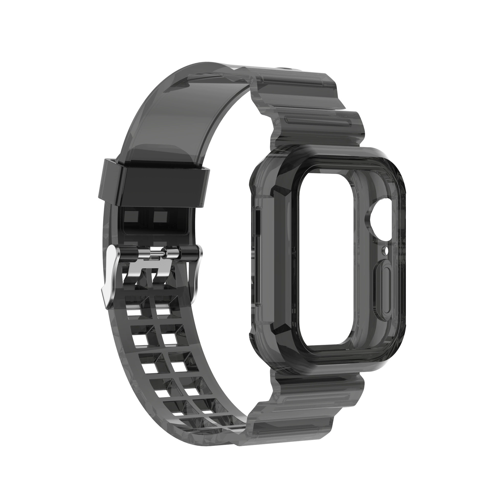 Подходит для Apple iWatch серии 7654321se glacier интегрированный прозрачный ремешок, подходит для 41/45 мм